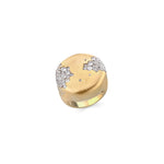 anello SOGNI satinato oro bianco zirconi bianchi AN108GB